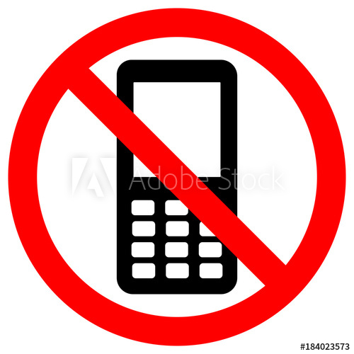 No Cell Phone Icon at Vectorified.com | Collection of No Cell Phone ...