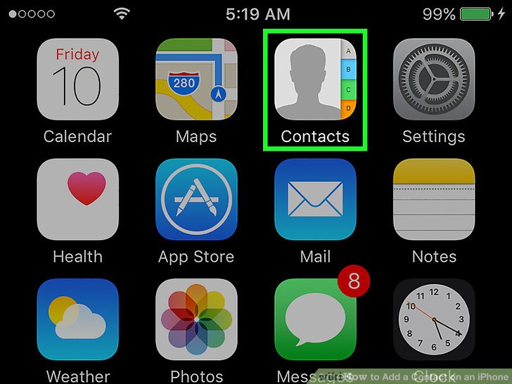 No Contacts Icon On Iphone