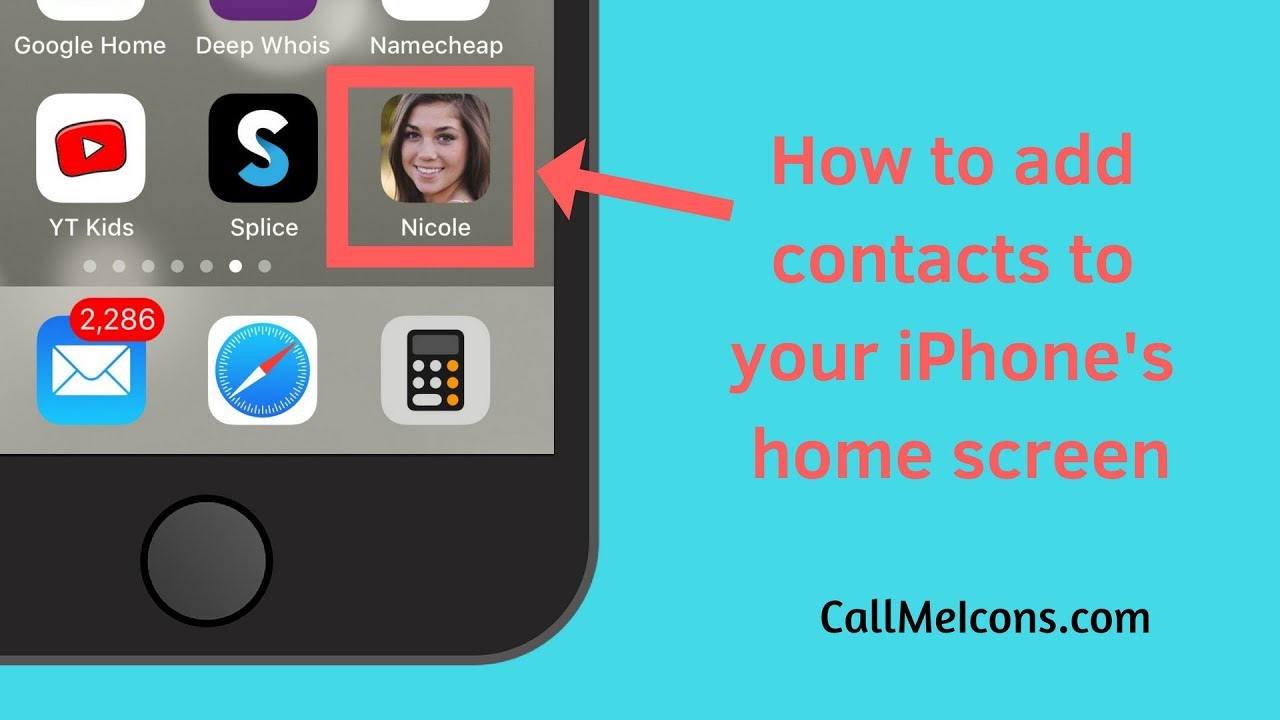 1280x720 How To Add Contacts To Your Iphone's Home Screen