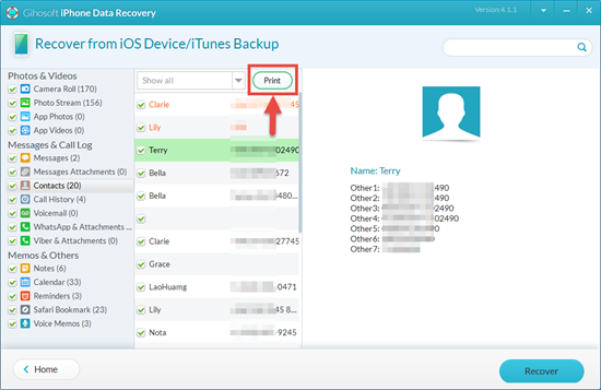 550x357 Ways To Print Contacts From Iphoneipad Easily