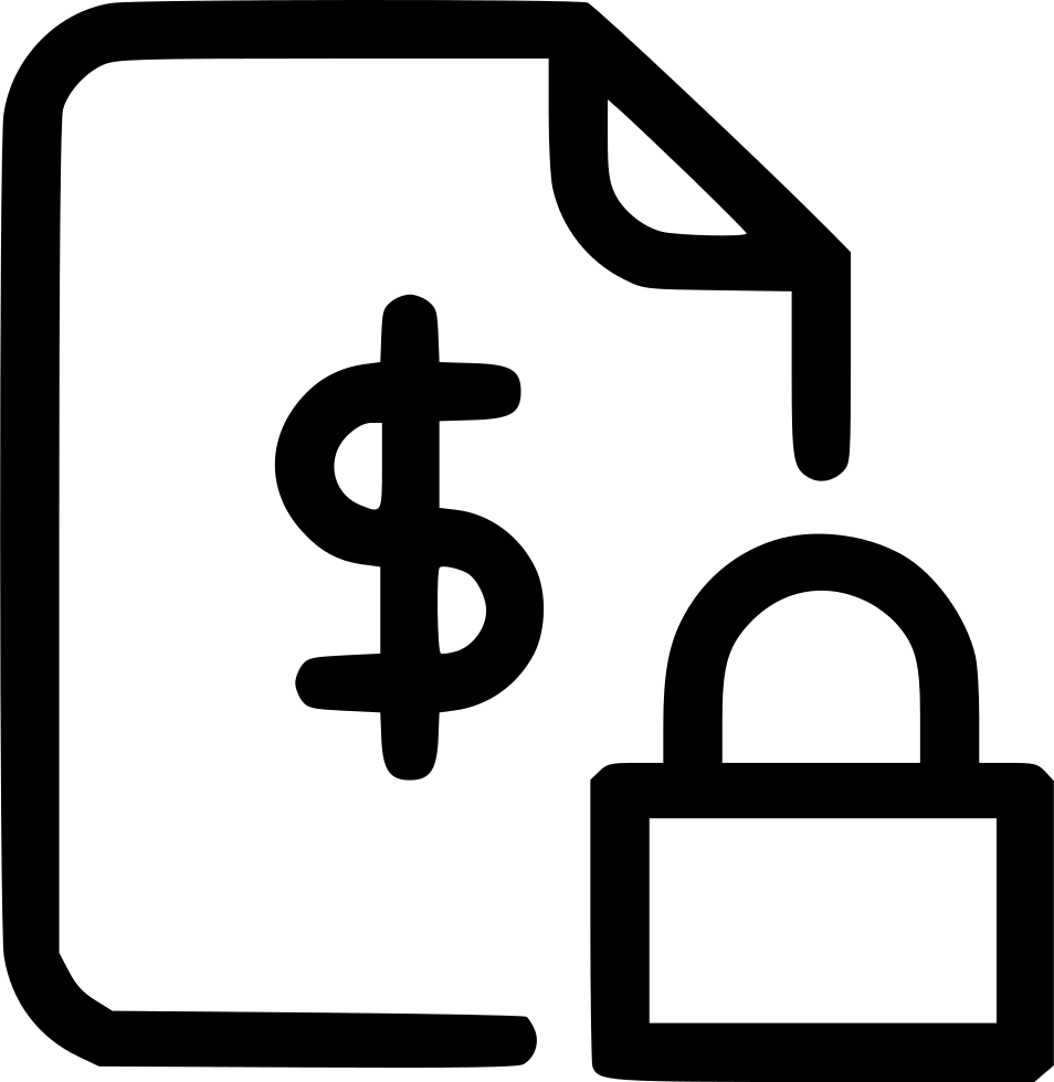 954x980 Download Agreement Document Finance Safe Protected Lock Png