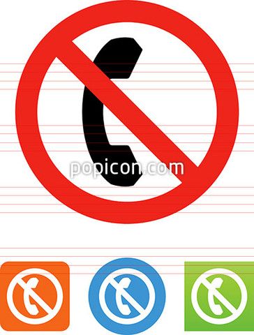 364x480 No Phones Icon Communication Icons Communication Icon, Phone