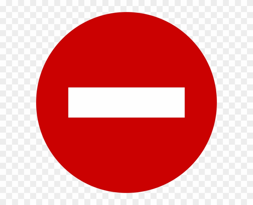 840x680 Road Sign No Entry