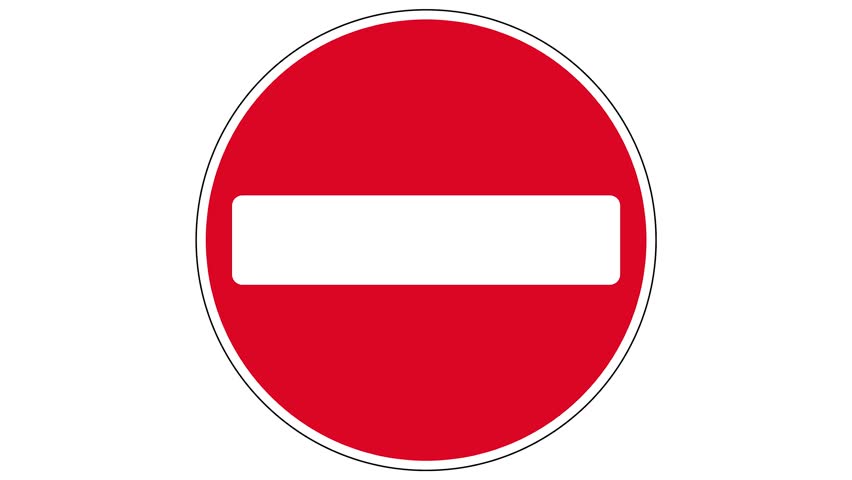 852x480 No Entry Icon