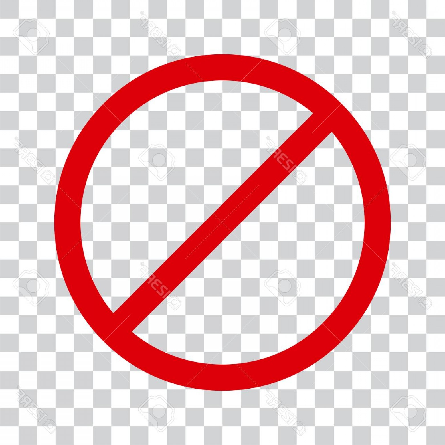 1560x1560 Photostock Vector Red Stop Icon On Transparent Background No