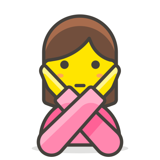 512x512 Woman, Gesturing, No Icon Free Of Free Vector Emoji
