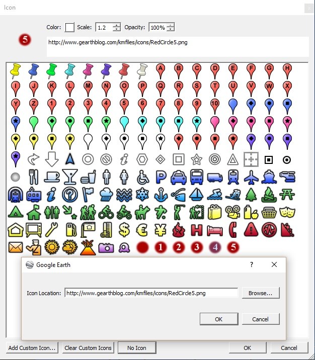 626x716 Custom Icons In Google Earth