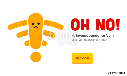 500x300 Website Down Concept Web