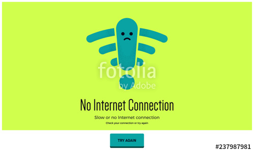 500x300 Website Down Concept Web