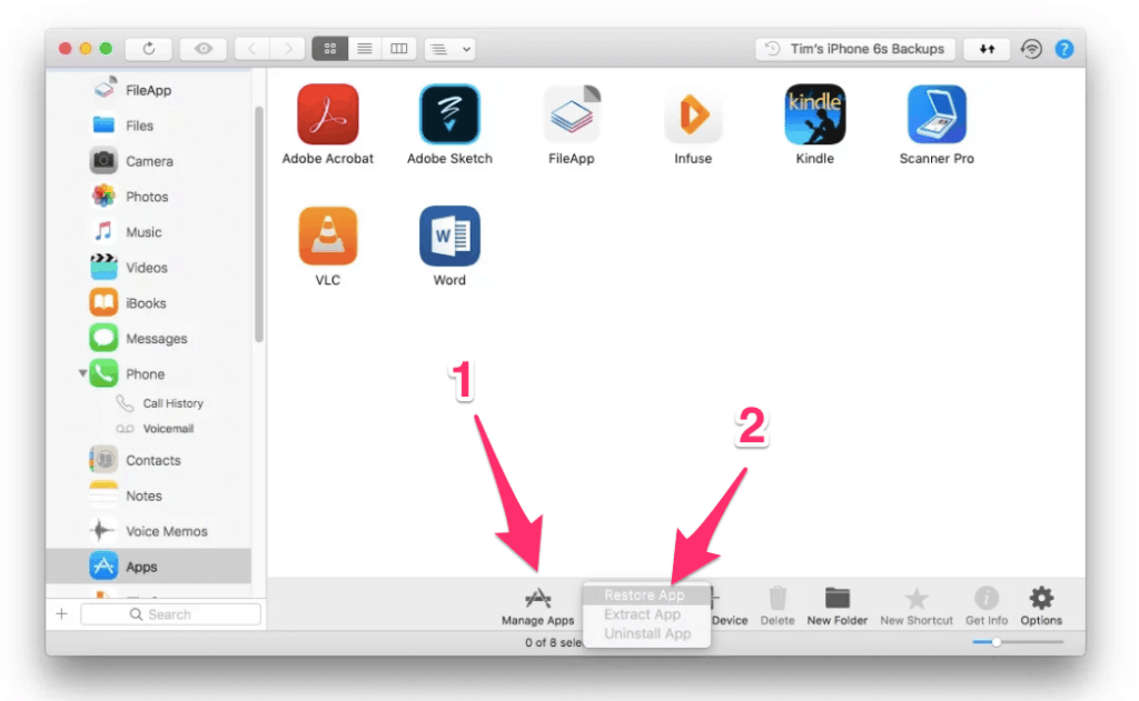 1024x631 How To Backup Install Apps On Iphone Or Ipad From Your Pc