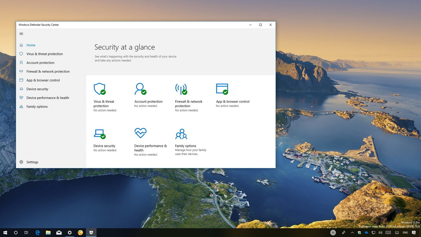 1600x900 What's New With Windows Defender Security Center In The April