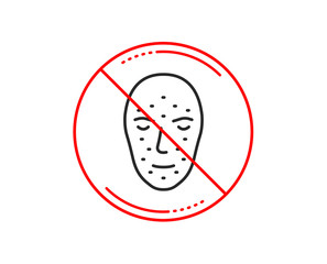 No Or Stop Sign Face Scanning Line Icon Phone Face Id Sign Head 297x240 No Or Stop Sign Face Scanning Line Icon Phone Face Id Sign Head