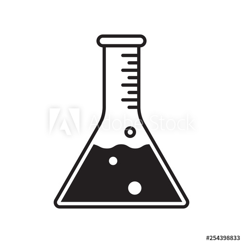 500x500 Test Tube Vector Icon Vector Clinically Tested, Contain No