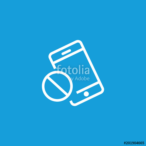 500x500 No Signal Icon Stock Image And Royalty Free Vector