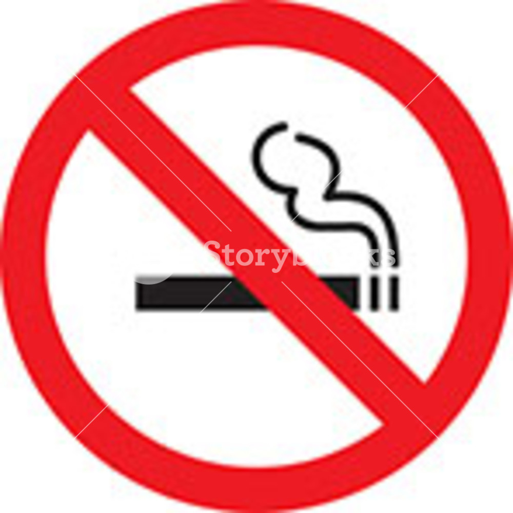 1000x1000 No Smoking Icon Royalty Free Stock Image