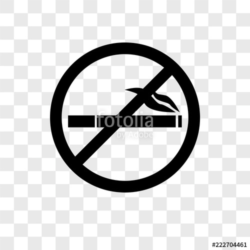 500x500 No Smoking Icons Isolated On Transparent Background Modern