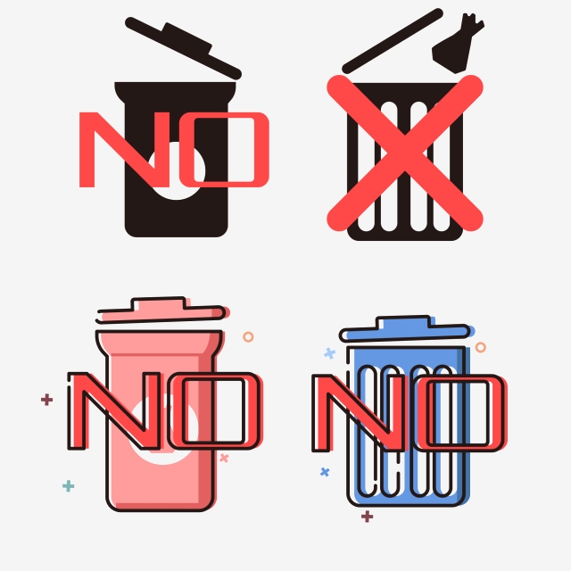 640x640 No Trash Can Icon, Trash Can Icon, No Garbage, Cartoon Trash Can