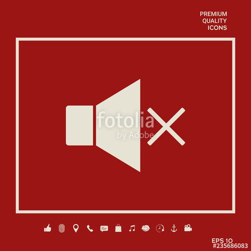 No Volume Icon Stock Image And Royalty Free Vector 500x500 No Volume Icon Stock Image And Royalty Free Vector