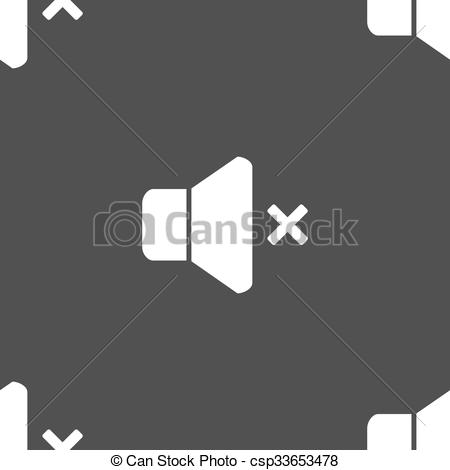 No Volume Icon Sign Seamless Pattern On A Gray Background Vector 450x470 No Volume Icon Sign Seamless Pattern On A Gray Background Vector