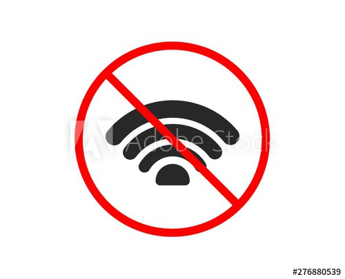 500x405 No Or Stop Wifi Icon Wi Fi Internet Sign Wireless Network