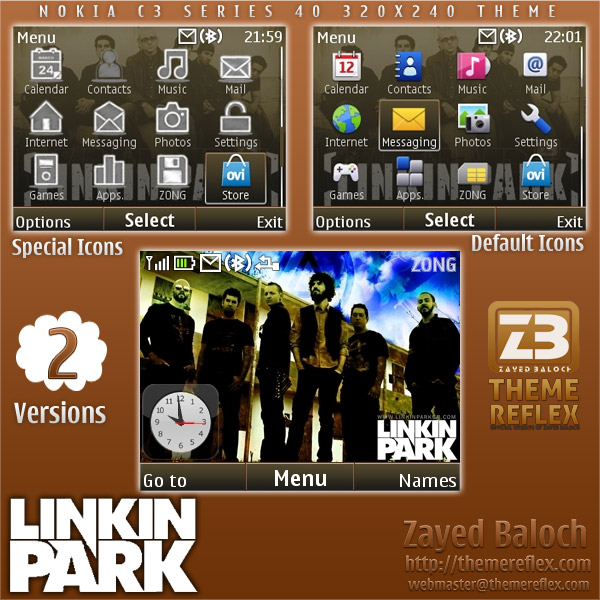 600x600 Linkin Park Nokia Theme Themereflex
