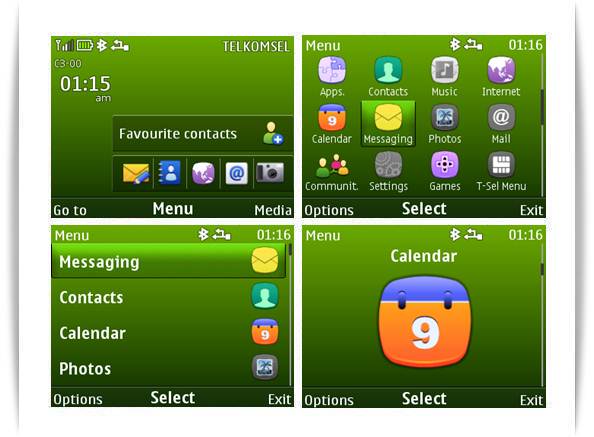 594x437 Mobile Phones Nokia Green Theme For Nokia