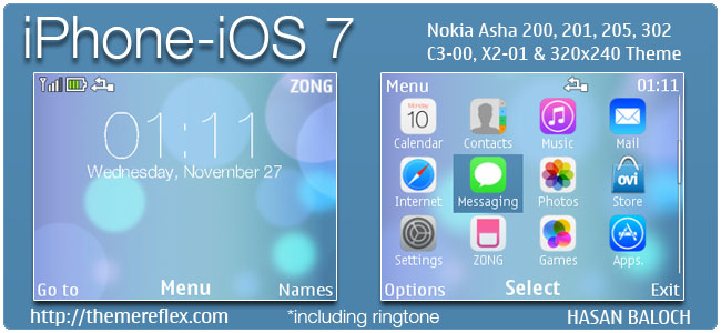 650x300 Iphone Ios Theme For Nokia Asha