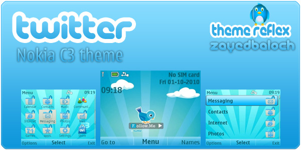 600x300 Twitter Theme For Nokia Themes Themereflex