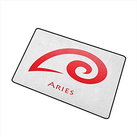 466x466 Zodiac Aries Funny Doormat Simplistic Modern