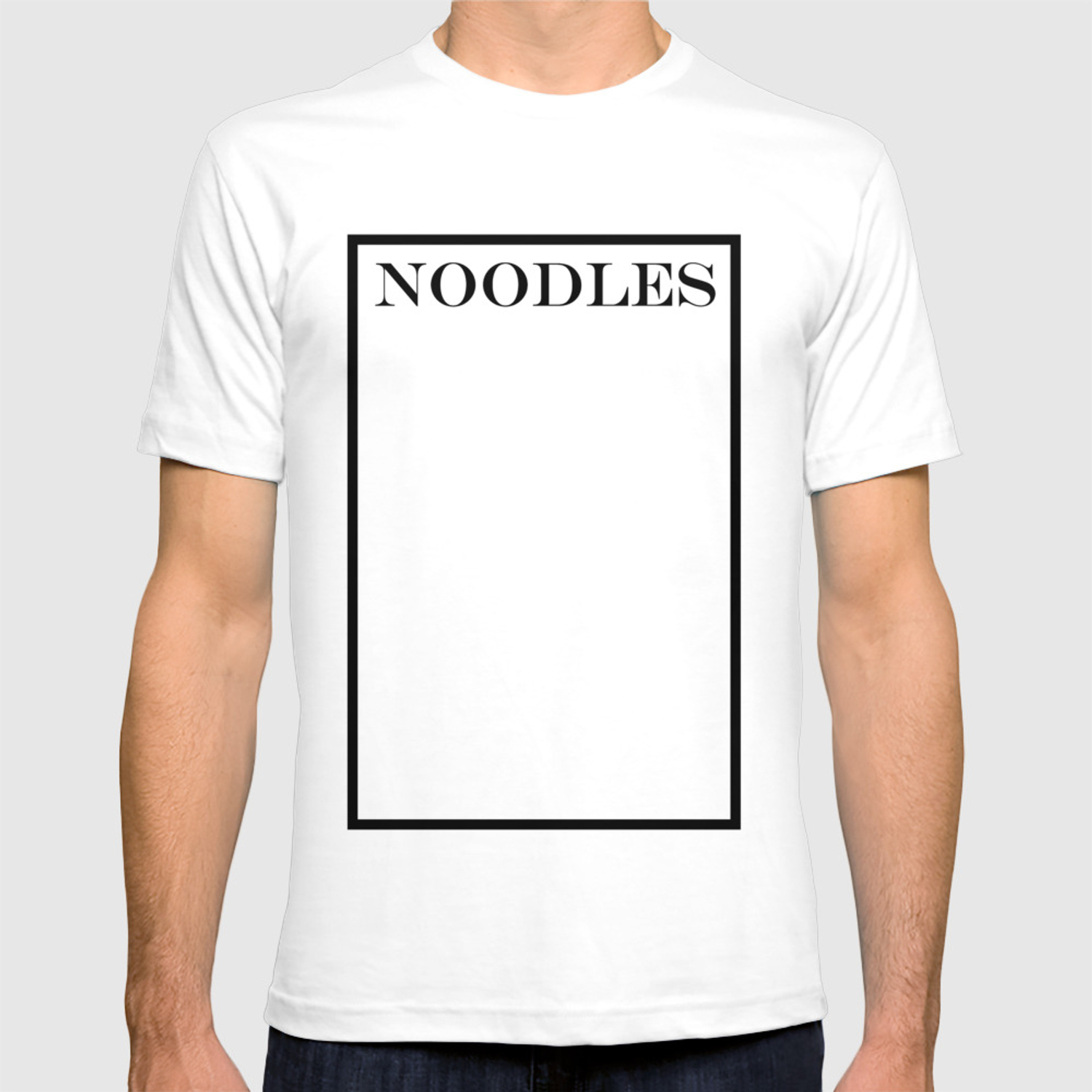 1500x1500 Noodle Icon T Shirt