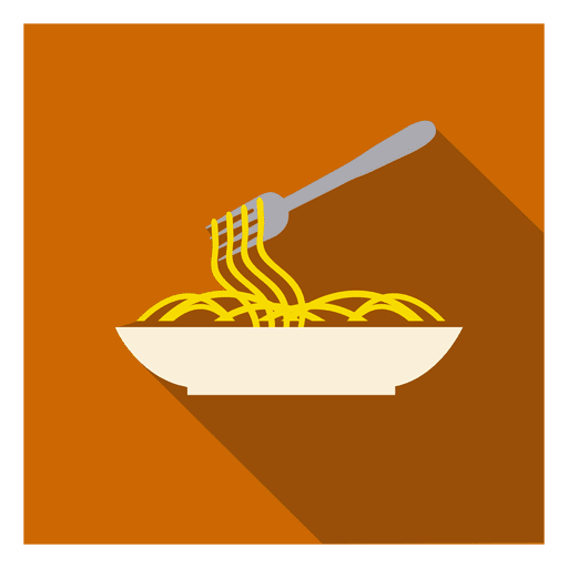 512x512 Noodles Plate Square Icon