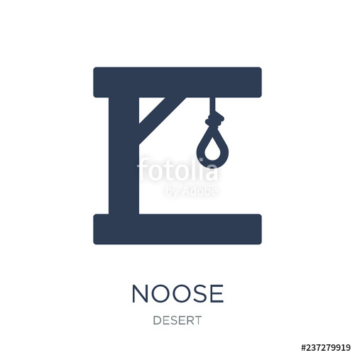 500x500 Noose Icon Trendy Flat Vector Noose Icon On White Background