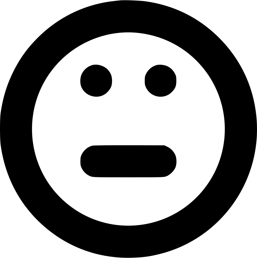 980x982 Smile Emotion Emoticon Face Normal Apathetic Indifferent Png