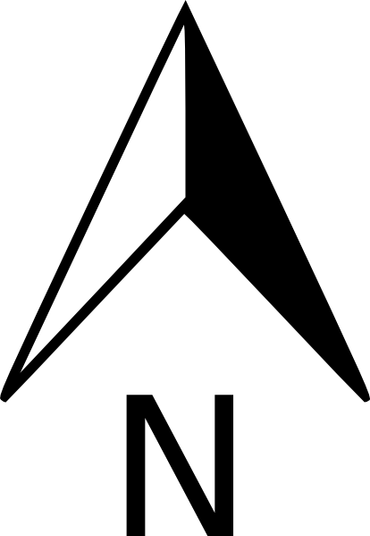 414x599 North Compass Icon Images