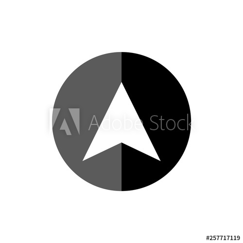 500x500 North Arrow Icon N Direction