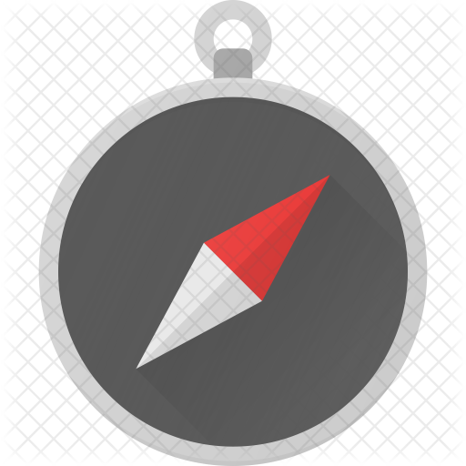 512x512 Compass Icon Of Flat Style