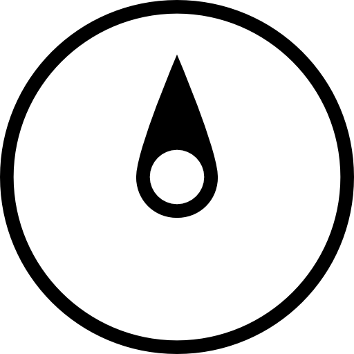 512x512 Compass Pointing North Icons Free Download