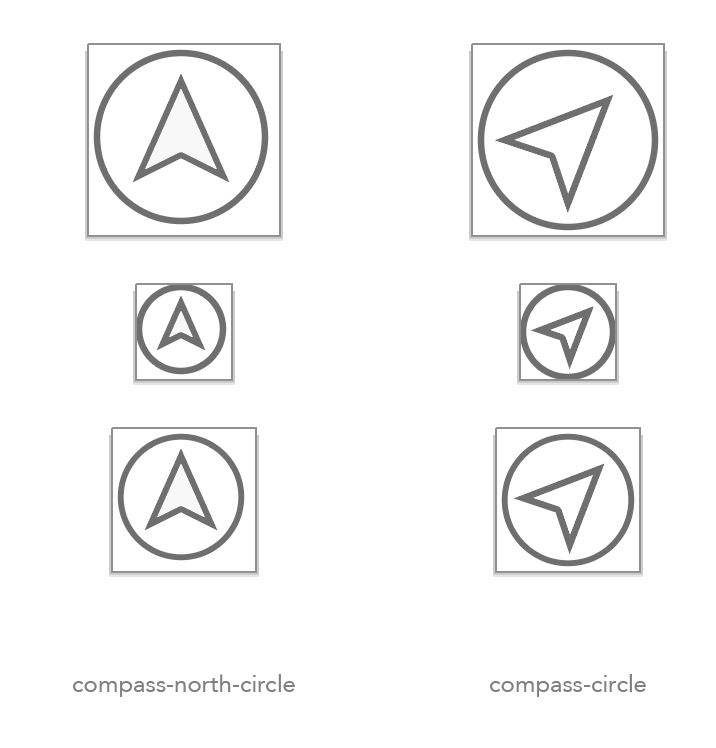 716x748 Drop The Compass North Circle Icon Issue