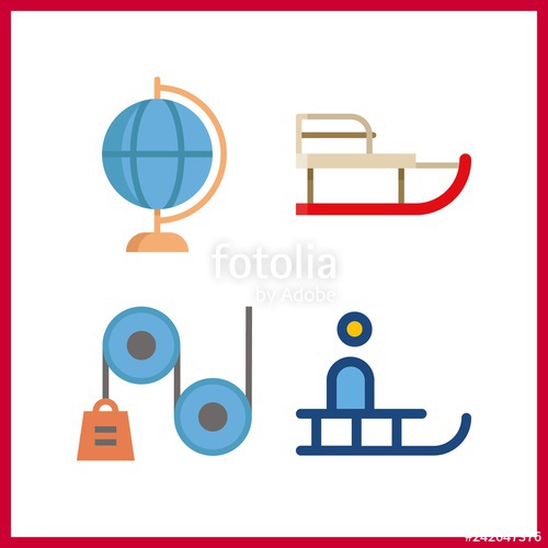 500x500 North Icon Vector Illustration North Set Physics And Earth