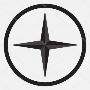 300x300 Photostock Vector Compass Arrow Vector Icon N Logotype North West