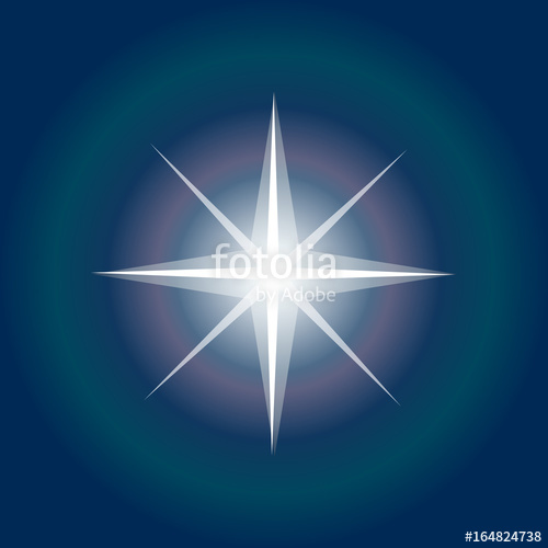 500x500 Star Icon Northern Star Lights Christmas Star On Night Sky