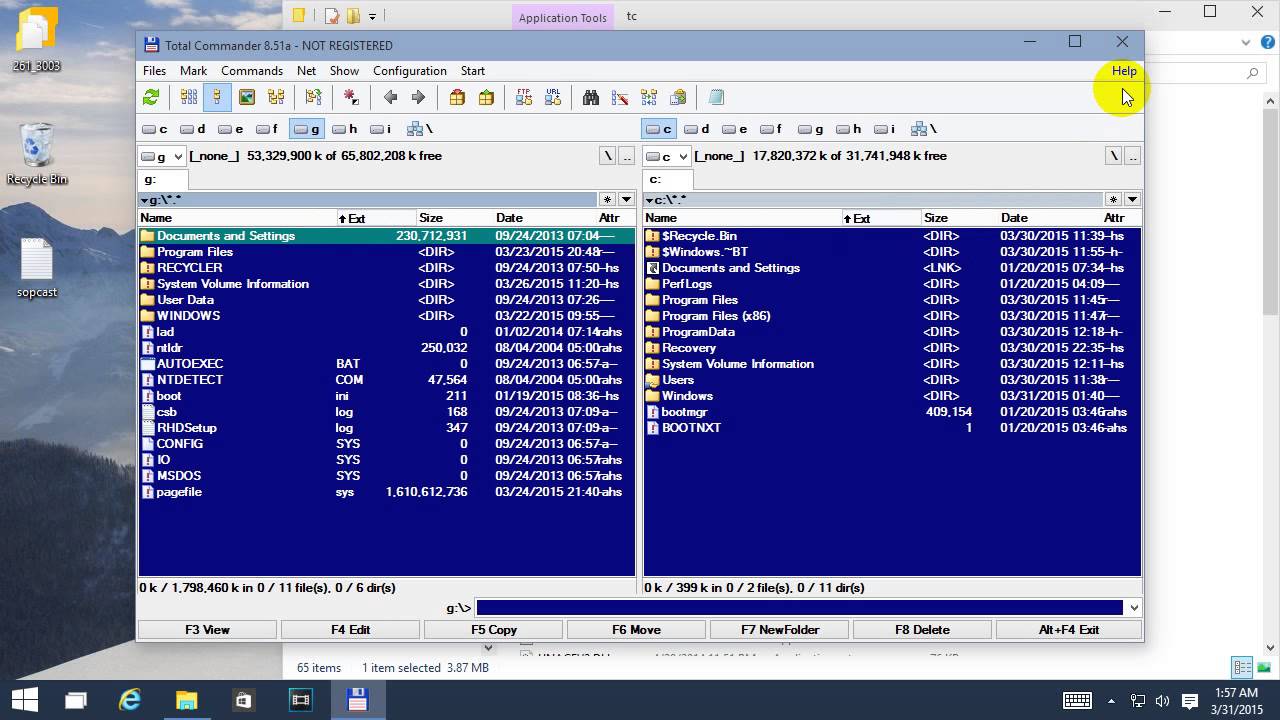 1280x720 How To Display The Real Size Of A Folder Using Total Commander