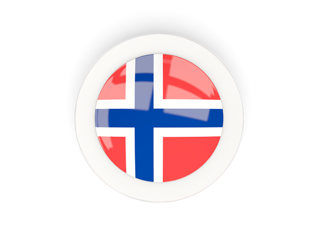 640x480 Round Carbon Icon Illustration Of Flag Of Norway