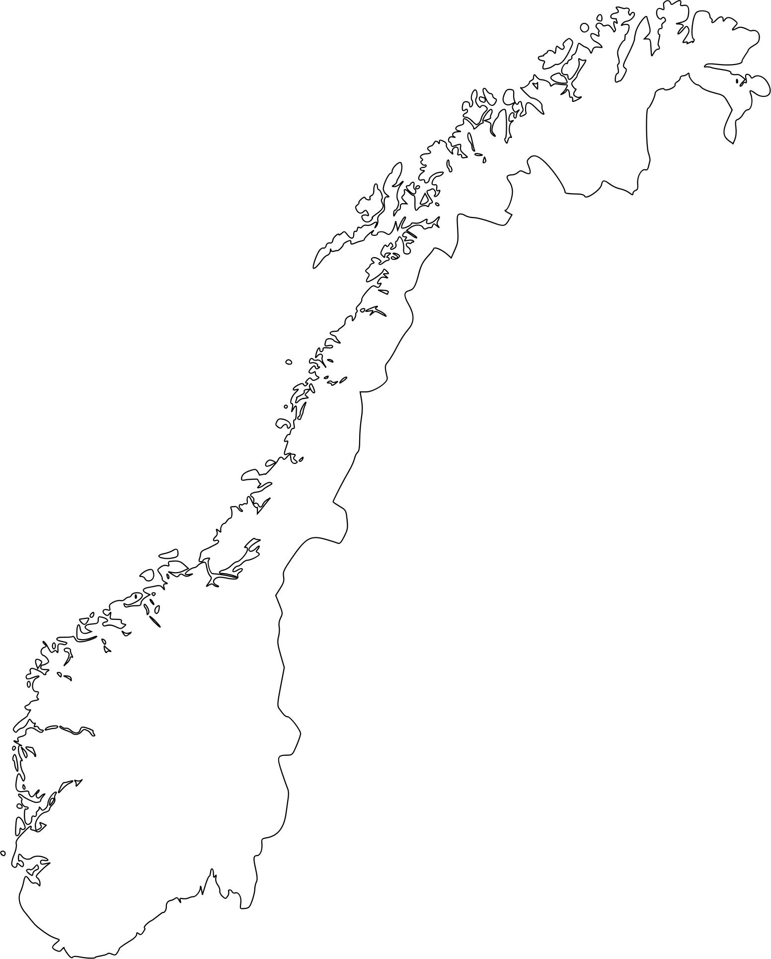 1552x1931 Map Of Norway Icons Png