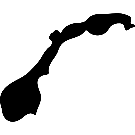 512x512 Norway Country Map Silhouette Icons Free Download