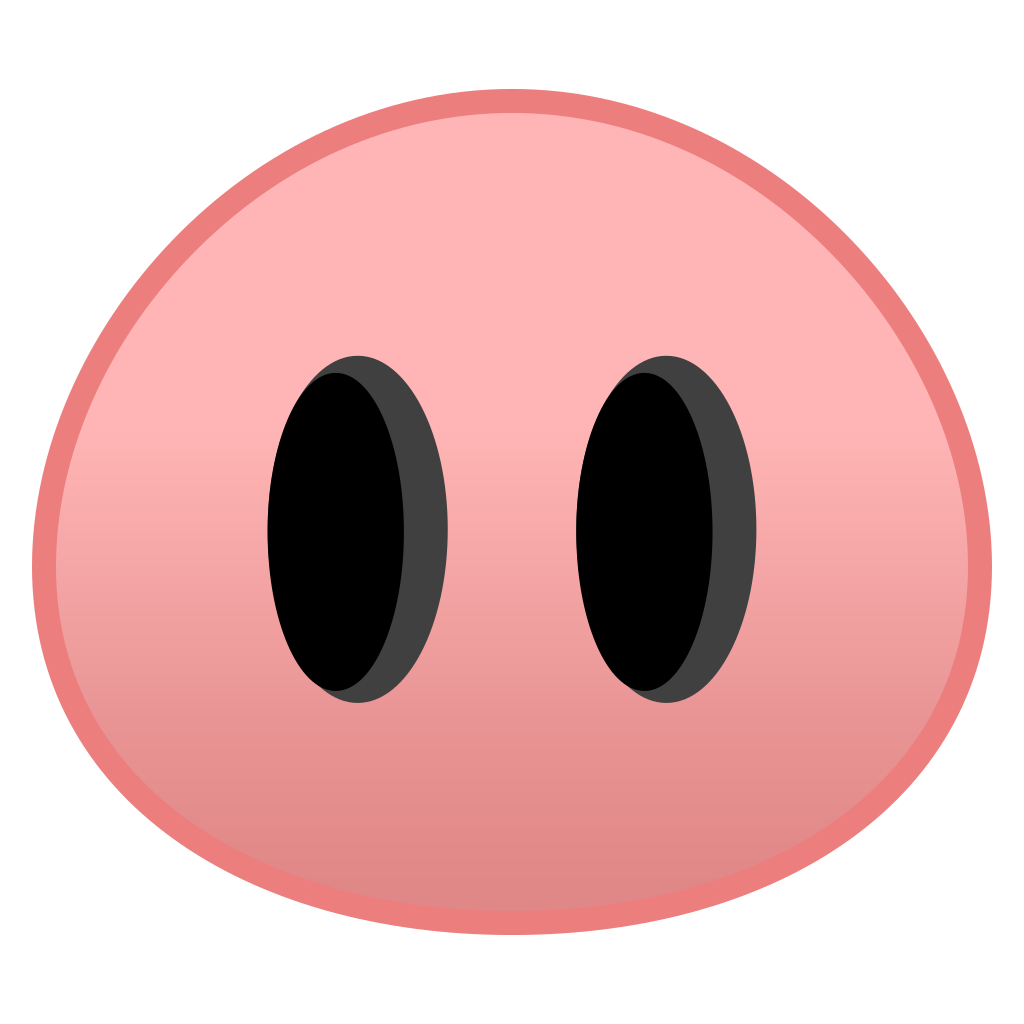 1024x1024 Pig Nose Icon Noto Emoji Animals Nature Iconset Google