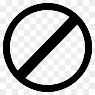 320x320 Not Allowed Icon Png Clipart
