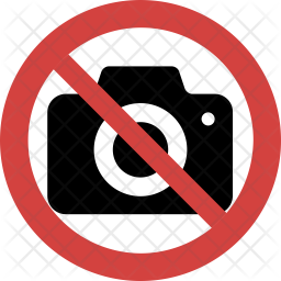 256x256 Photography Not Allowed Icon Of Flat Style