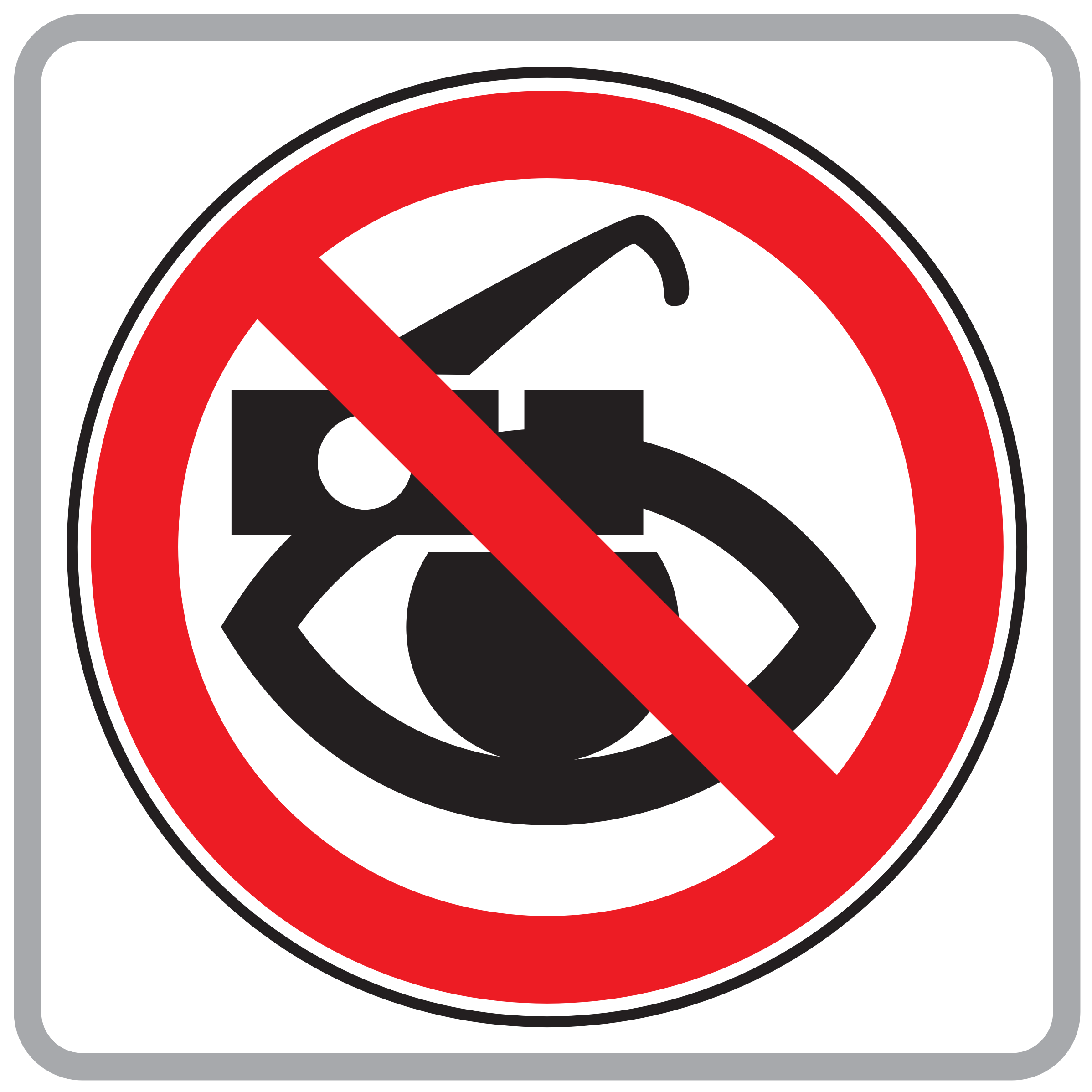 2396x2396 Glasses With Cameras Not Allowed Icons Png