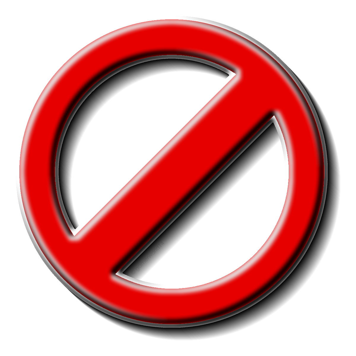 1200x1200 Do Not Sign Icon Png